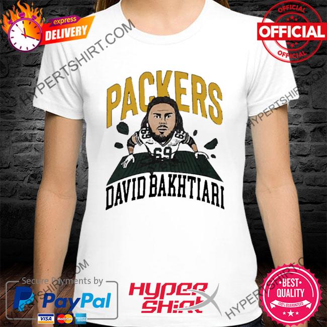 Green Bay Packers #69 Bakhtiari Homage Breakthrough T-Shirt at the Packers  Pro Shop