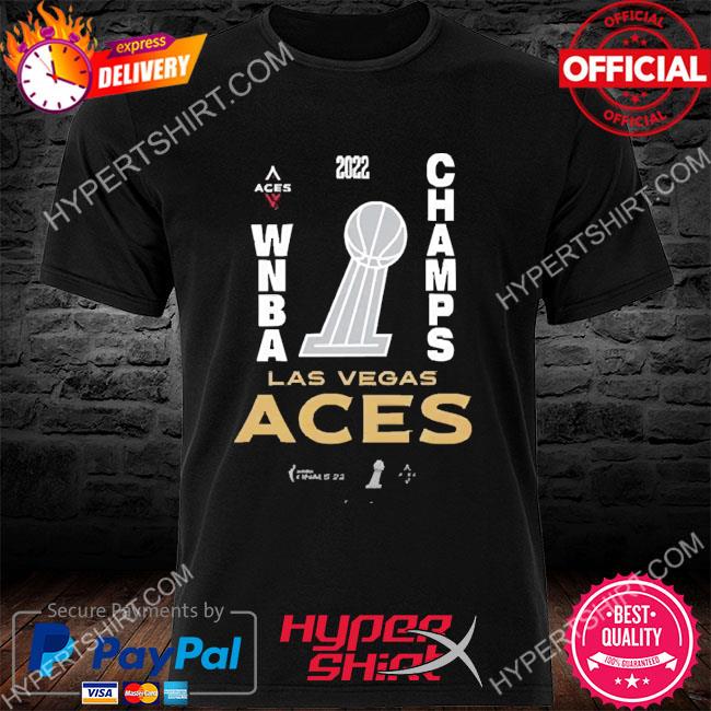 Youth Nike Black Las Vegas Aces 2022 WNBA Finals Champions Locker Room T-Shirt