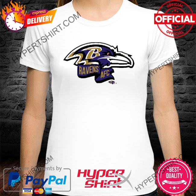 Baltimore Ravens New Era Ravens Afc Cream Sideline Chrome Shirt