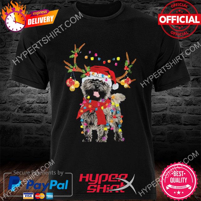 Cairn Terrier Reindeer Christmas Dog Sweater