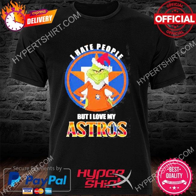 The Grinch Houston Astros MLB I Hate Morning People Christmas Gift