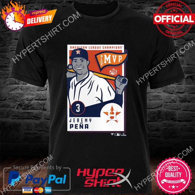 Houston Astros Jeremy Peña Fanatics Branded Navy 2022 American League  Champions MVP T-Shirt, hoodie, sweater, long sleeve and tank top