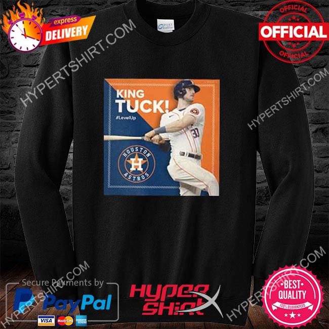 Houston astros mlb world series king tuck just went deep to give houston  lead in game 1 shirt, hoodie, sweater, long sleeve and tank top