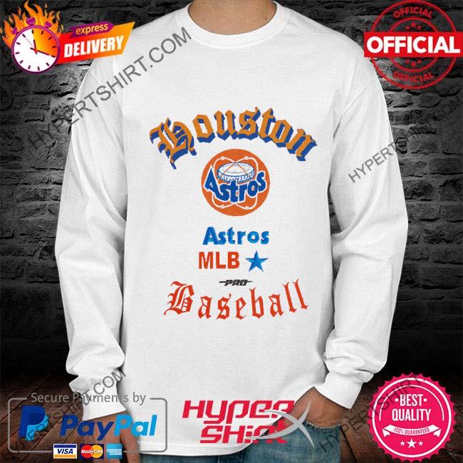 Houston Astros Pro Standard Cooperstown Collection Old English T-Shirt -  Cream