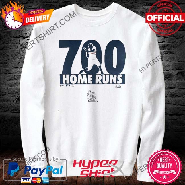 St Louis Cardinals Albert Pujols 700 Home Runs Shirt, hoodie, sweater, long  sleeve and tank top