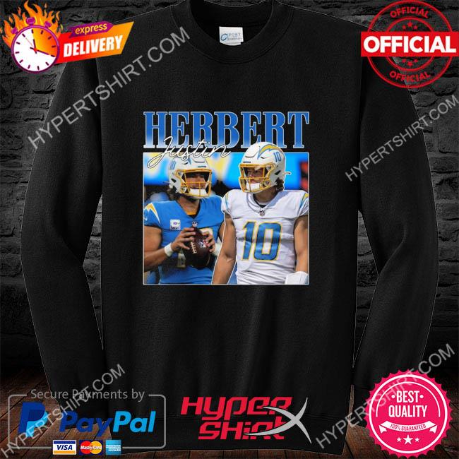 Justin herbert los angeles chargers shirt, hoodie, sweater, long