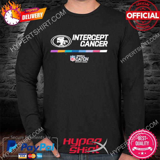 NFL San Francisco 49ers 2022 Crucial Catch Intercept Cancer shirt