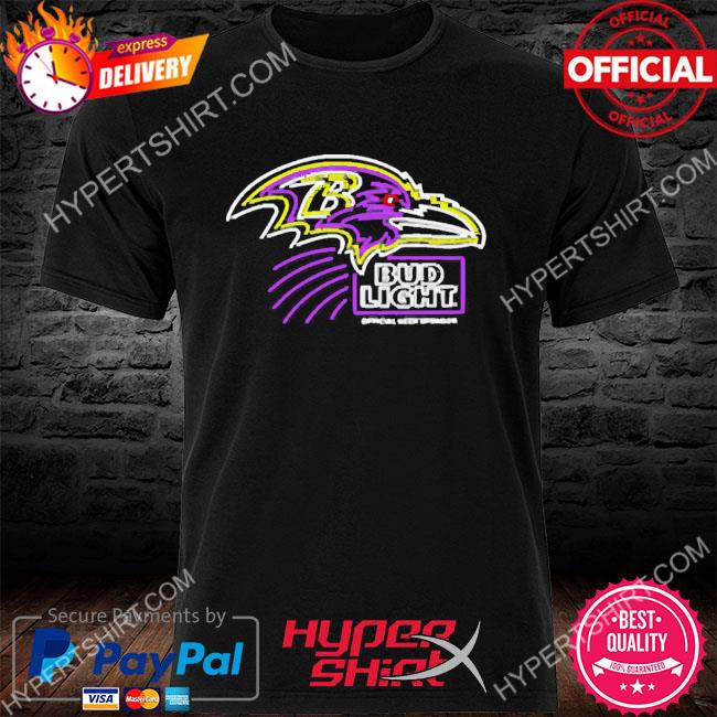 NFL X Bud Light X Baltimore Ravens 2022 Shirt