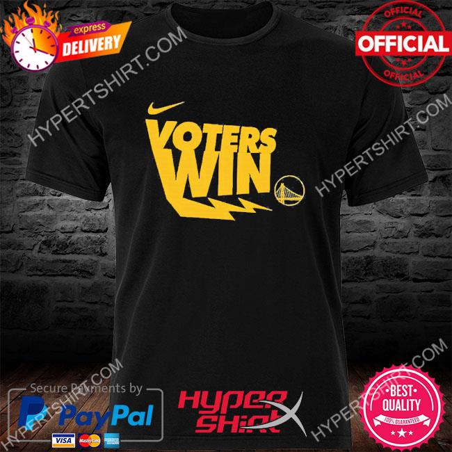 Official Golden State Warriors Voters Win Shirt