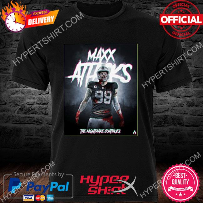 Official Maxx Attacks 98 The Nightmare Continues Shirt