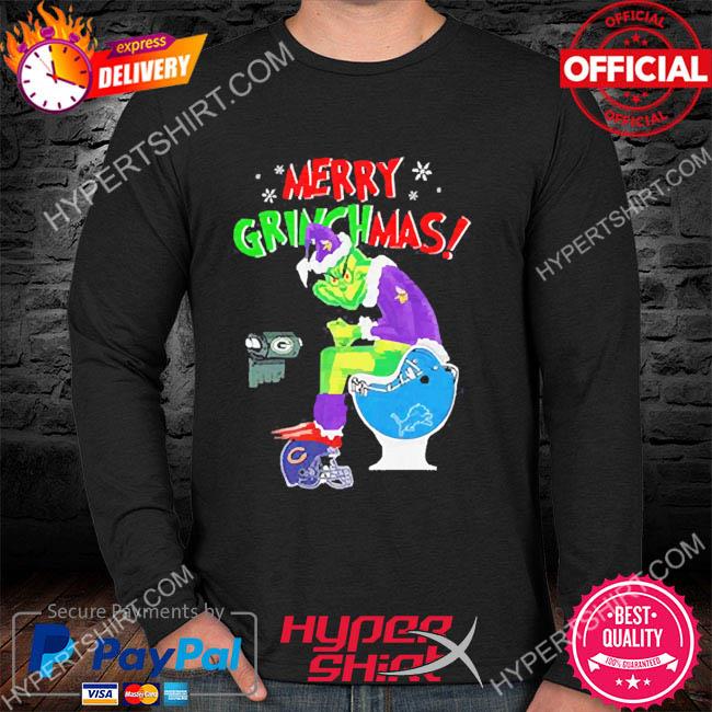 Merry Grinchmas The Grinch Minnesota Vikings Detroit Lions and