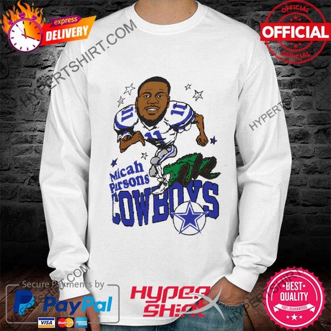 Micah Parsons Dallas Cowboys Homage Caricature Player Tri-Blend T-Shirt,  hoodie, sweater, long sleeve and tank top