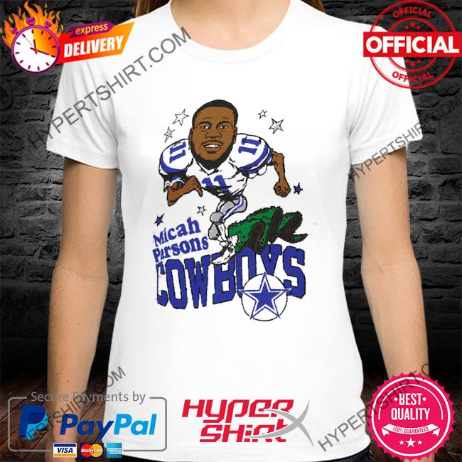 Micah Parsons Dallas Cowboys Homage Caricature Player Tri-Blend T-Shirt,  hoodie, sweater, long sleeve and tank top