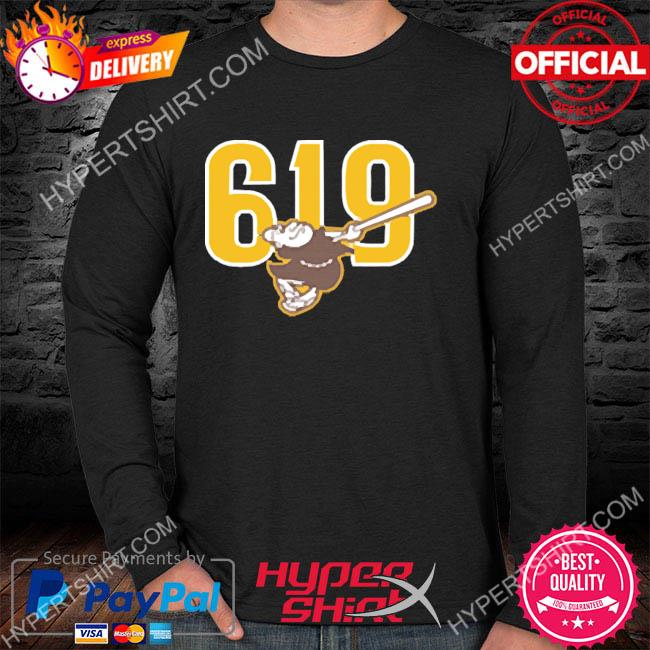 Mlb shop san diego padres brown 619 beisbol shirt, hoodie, sweater, long  sleeve and tank top