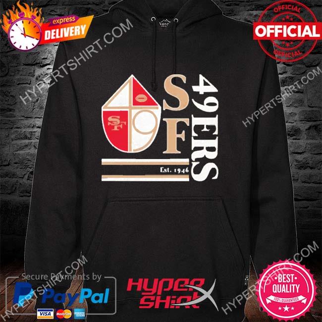 Official NFL San Francisco 49ers wordmark logo triblend est 1949 Shirt,  hoodie, sweater, long sleeve and tank top