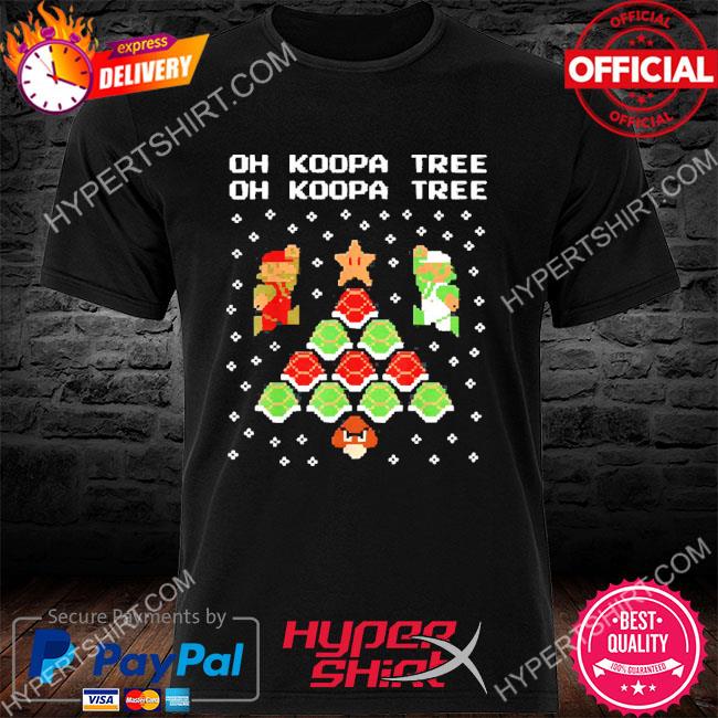 Official Nintendo Super Mario Oh Koopa Tree Graphic Sweater T-shirt