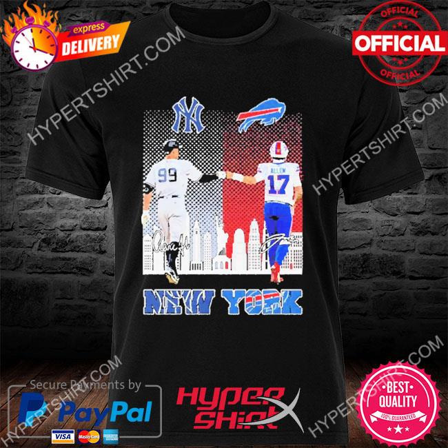 Official The New York City Sports Teams Aaron Judge And Josh Allen Signature Shirt