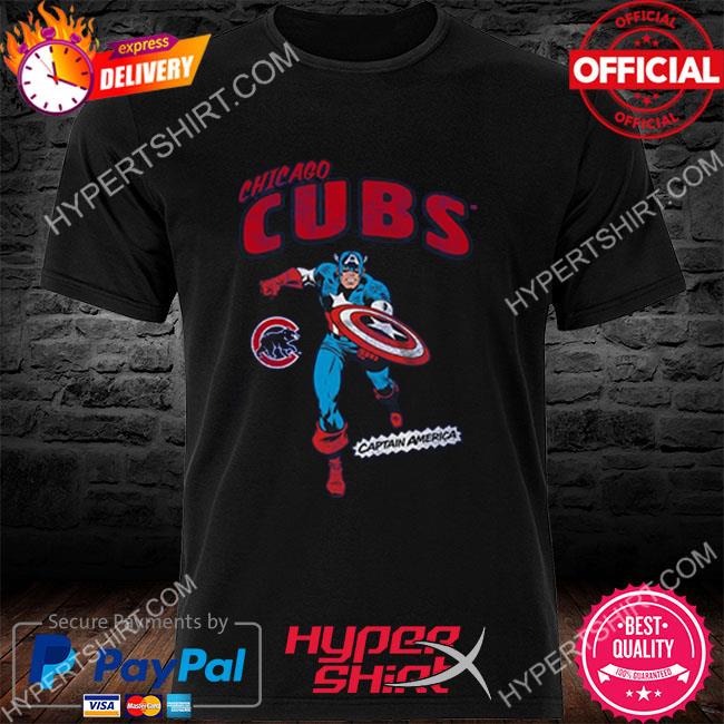 Youth Chicago Cubs Royal Team Captain America Marvel Shirt, hoodie,  sweater, long sleeve and tank top