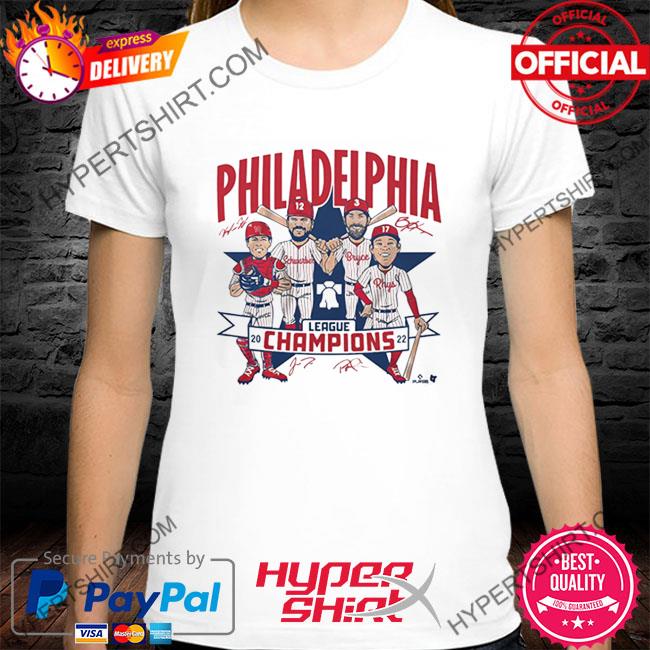 Philadelphia 2022 League Champions Caricature Tee Shirt