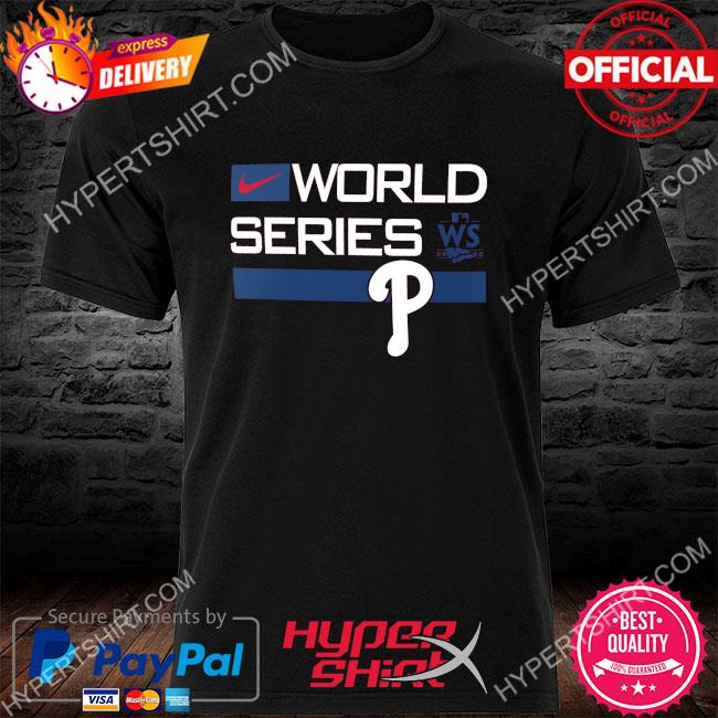 Philadelphia phillies 2022 world series authentic collection dugout shirt