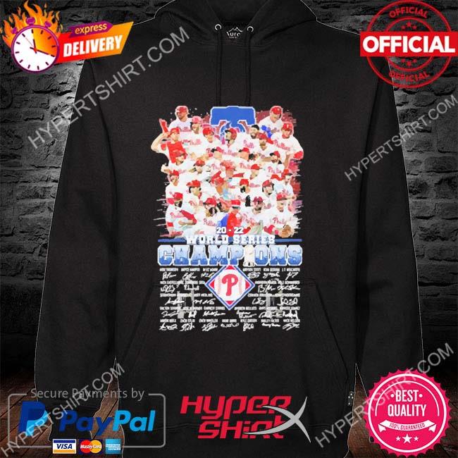 Philadelphia Phillies 2022 World Series Champions Signatures shirt, hoodie,  sweater, long sleeve and tank top