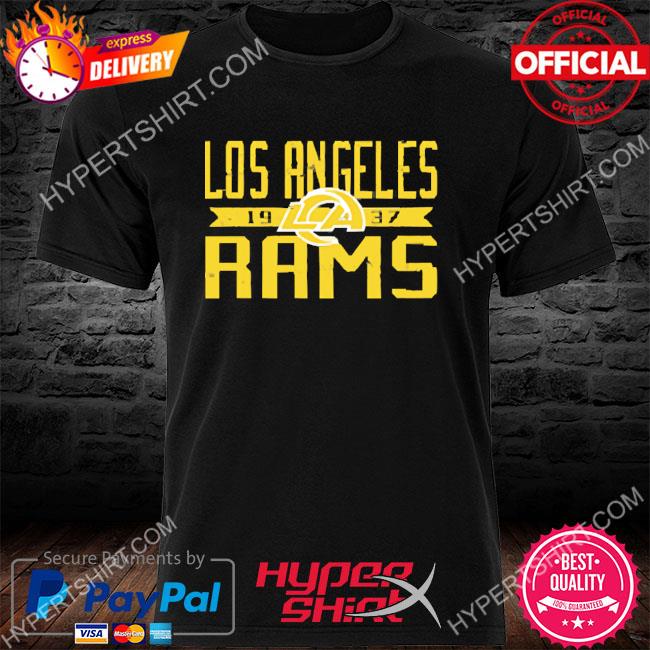 Royal Los Angeles Rams Brand Wide Out Franklin Shirt
