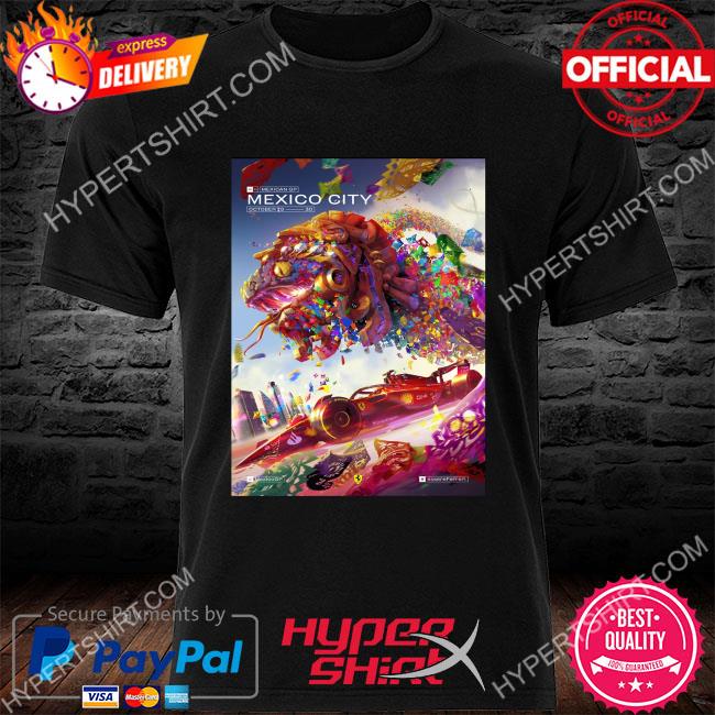 Scuderia ferrari on 2022 mexico city gp fan art shirt