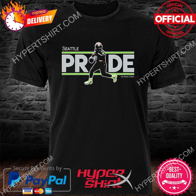 Seattle pride let russ cook design graphic shirt