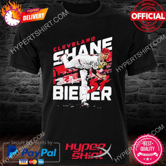 Shane Bieber Baseball Tee Shirt