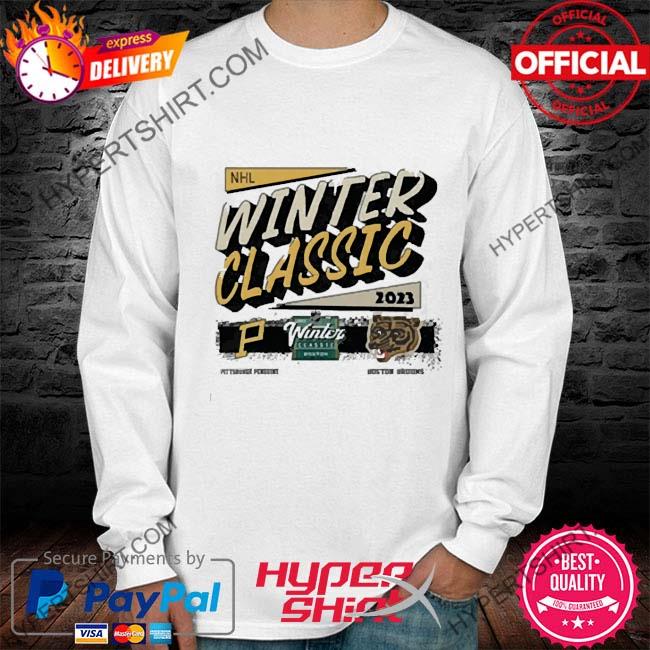 Boston Bruins Vs Penguins 2023 NHL Winter Classic Poster Shirt, hoodie,  sweater, long sleeve and tank top