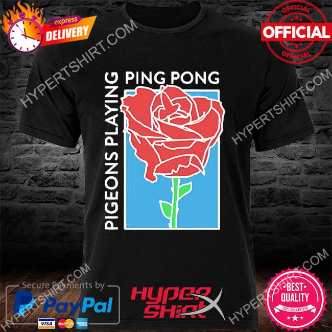 Evolution of a Pigeon 15 Year Anniversary Pigeons Playing Ping Pong Rose Shirt