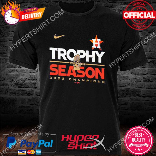 Nike Men's Houston Astros 2022 World Series Champs Commish T-shirt
