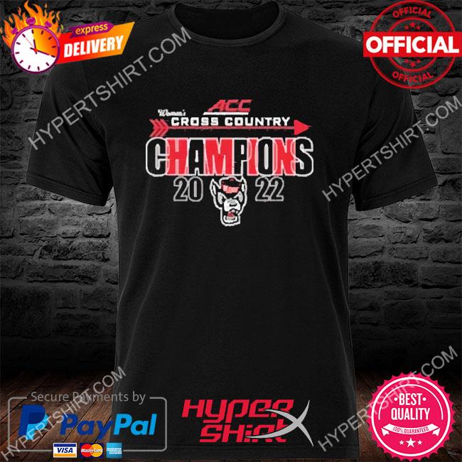 Official acc women's cross country champions 2022 nc state wolfpack shirt