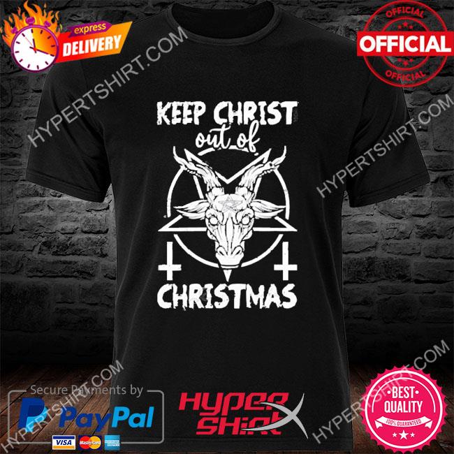 Official baphomet Devil Amanda Keep Christ Out Of Christmas Shirt