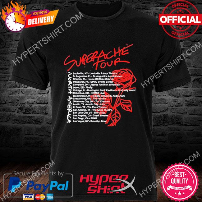 Official conan Gray 2022 Superache Tour North America T-Shirt