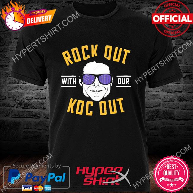 Official Minnesota Vikings Rock Out With Our Koc Out Shirt