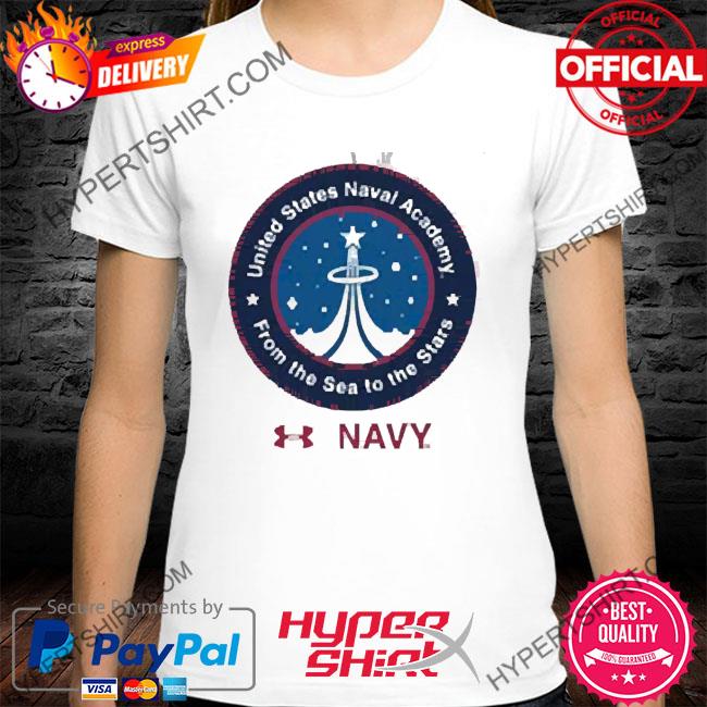 Official ncaa 2022 navy midshipmen special games logo nasa shirt