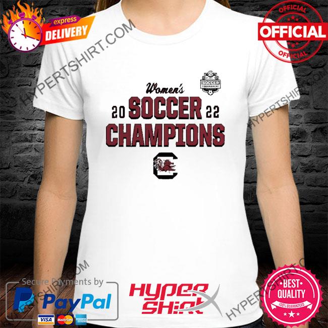 Official South Carolina Gamecocks 2022 Sec Womens Soccer Conference Tournament Champions T-Shirt