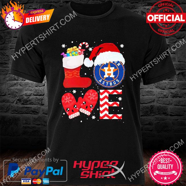 Official World series champs santa Houston Astros Christmas Love Sweatshirt