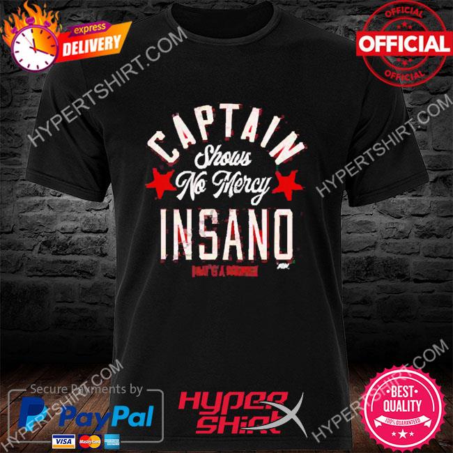 Premium aew Captain Insano Shows No Mercy Shirt