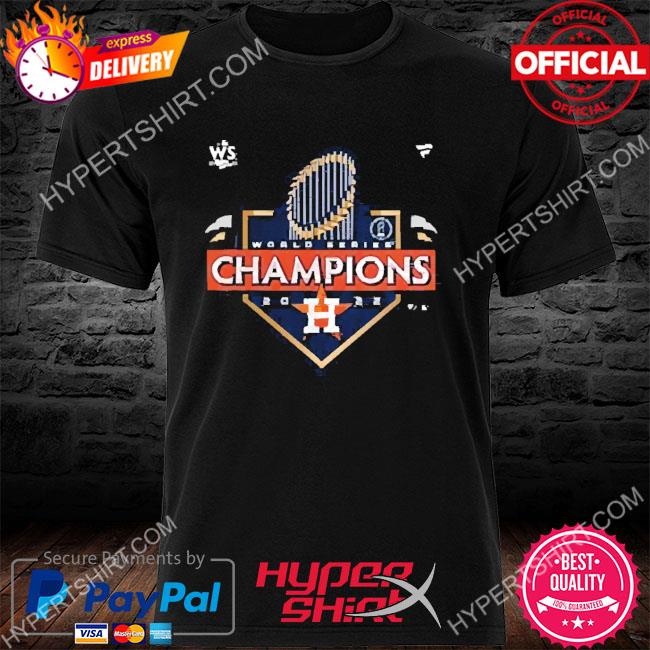 Houston Astros Fanatics Branded 2022 World Series Champions Locker Room T- Shirt - Heather Charcoal