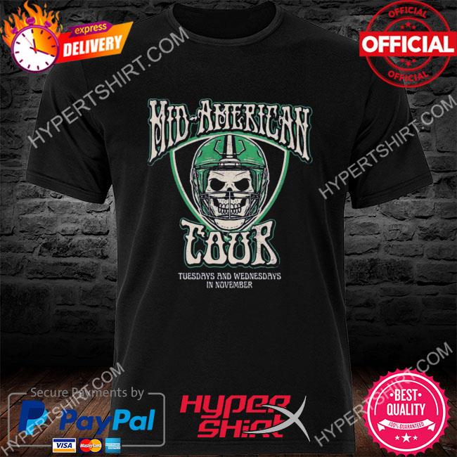 Skull mid-American tour tuesdays and wednesdays in november shirt