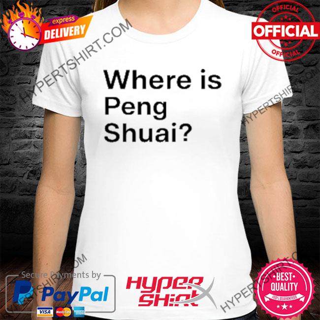 Striven smith where is peng shuai shirt