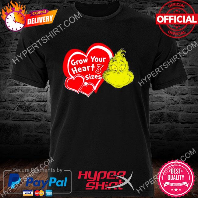 The Grinch Face grow your heart 3 sizes 2022 Sweatshirt