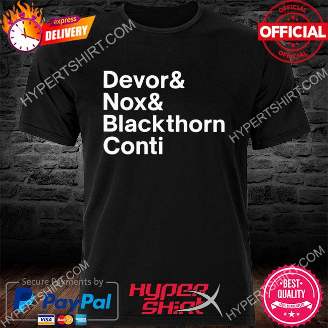 Official Devor and nox and blackthorn conti shirt