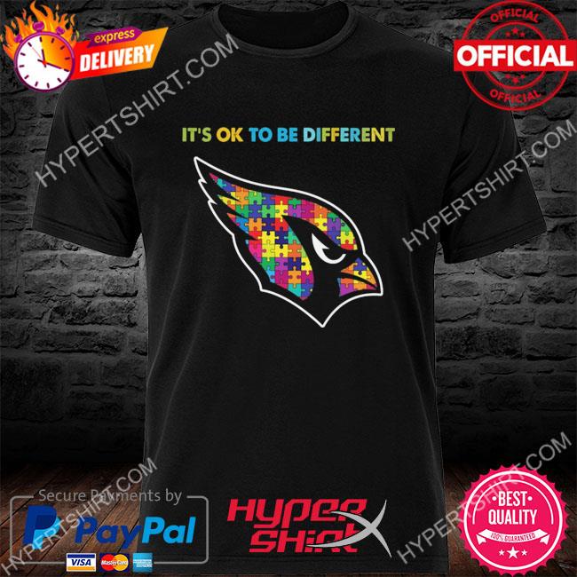 Official It's ok to be different Arizona Cardinals shirt