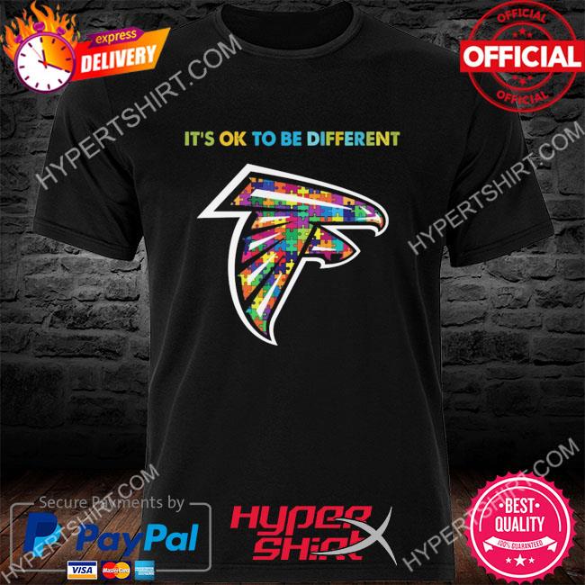 Official It's ok to be different Atlanta Falcons shirt