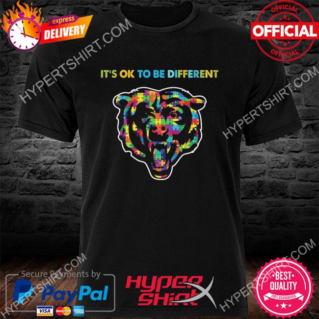 Official It's ok to be different Chicago Bears shirt