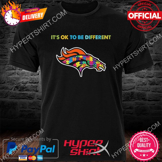 Official It's ok to be different Denver Broncos shirt