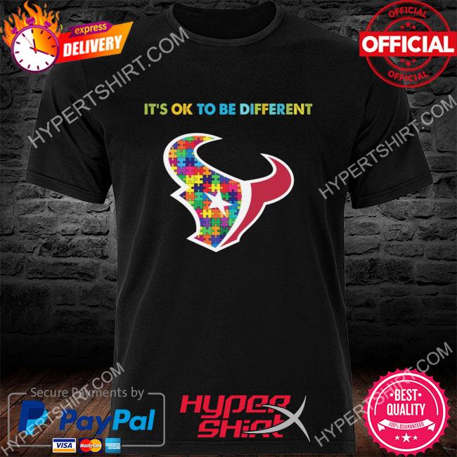 Official It's ok to be different Houston Texans shirt